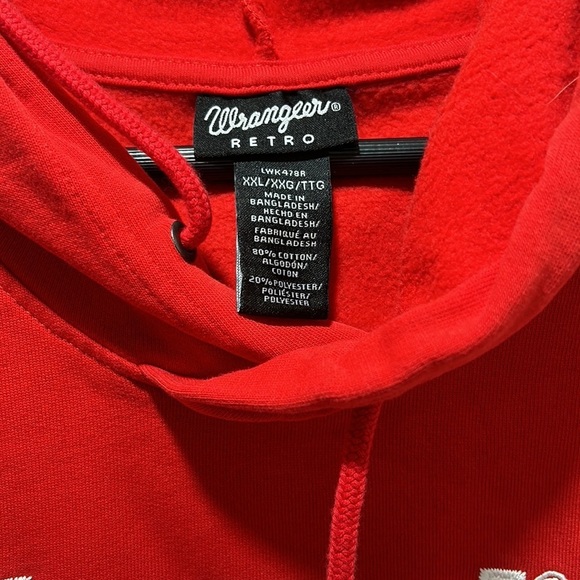 WRANGLER  RETRO women’s red hoodie/sweater size XXL GUC… - Picture 8 of 11